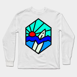 Sunset Surfing Long Sleeve T-Shirt